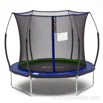 Trampoline 8ft springfree met blauw veerkussen